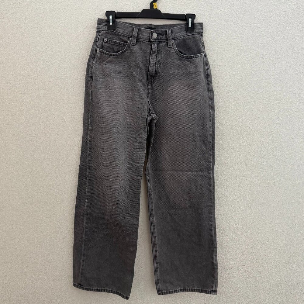 UNIQLO Dark Gray Wash Denim Jeans